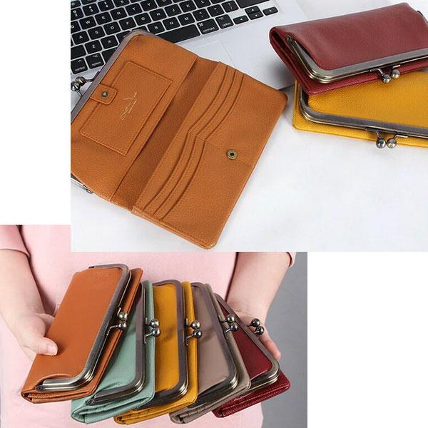 長財布 レディース がま口 本革財布 大容量 がま口財布 LIZDAYS リズデイズ 財布 本革 レザー 軽い 小銭入れ シンプル おすすめ ギフト お祝い 送料無料 - 画像 (6)