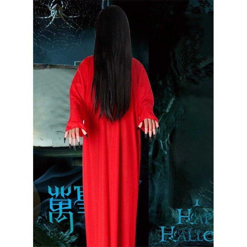 ハロウィン 鬼 コスチューム 衣装 コスプレ 仮装 大人用 貞子 クリスマス COSPLAY 変装 魔女 犯人 悪魔 ワンピース バンパイア 女 - 画像 (3)
