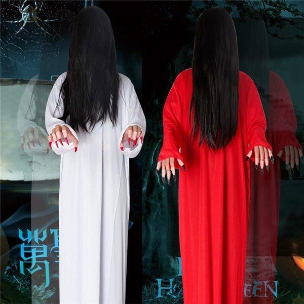 ハロウィン 鬼 コスチューム 衣装 コスプレ 仮装 大人用 貞子 クリスマス COSPLAY 変装 魔女 犯人 悪魔 ワンピース バンパイア 女 - 画像 (7)