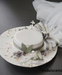 髪飾り 花嫁ハット パーティー帽 二次会 ヘッドドレス 姫系 ウエディングハット シルクハット 結婚式 ヘアアクセサリー 帽 披露宴 ブライダル 蝶結び