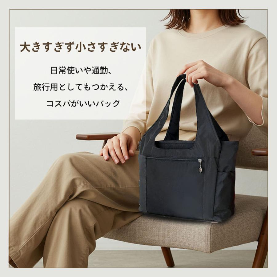 トートバッグ レディース 軽い ナイロン 小さめ 通勤 カバン レディス バック ミニ サブ メンズ 軽量 - 画像 (3)