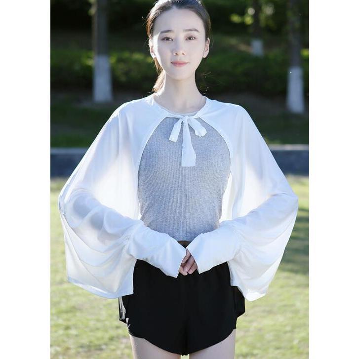 【大特価】uvカーディガン 冷感 upf50+ 紫外線対策 アームカバー マント 冷房対策 運転 日焼け対策 凉感 吸汗速乾 ショール ケープ - 画像 (8)