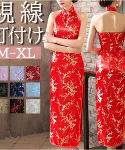 チャイナドレス ロング 通販 パーティードレス チャイナ服 チャイナ ワンピース コスプレ 衣装 レディース チャイナ風 ロングワンピース スリット セクシー