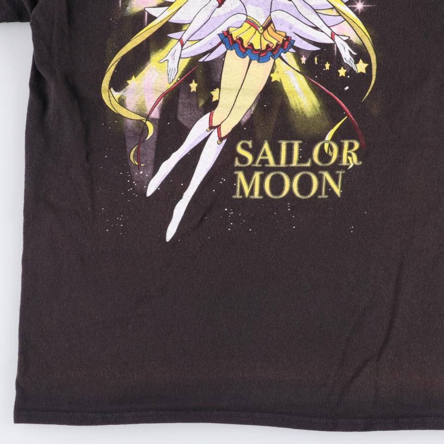 古着 SAILOR MOON 美少女戦士セーラームーン 月野うさぎ アニメ キャラクタープリントTシャツ メンズM相当 /eaa578371 - 画像 (5)