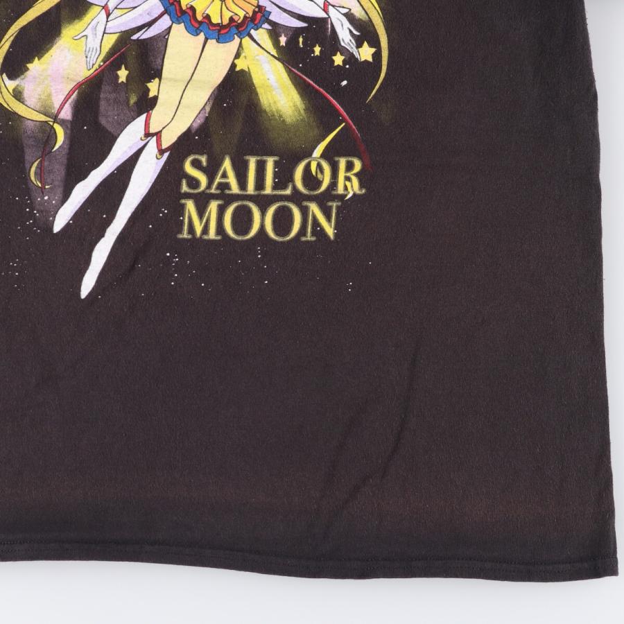 古着 SAILOR MOON 美少女戦士セーラームーン 月野うさぎ アニメ キャラクタープリントTシャツ メンズM相当 /eaa578371 - 画像 (6)