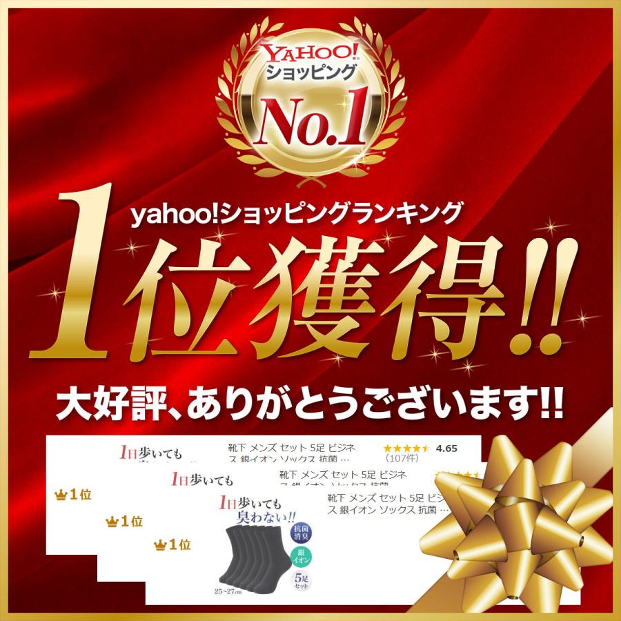 靴下 メンズ ビジネスソックス 夏 夏用 黒 メッシュ 5足 セット 抗菌 防臭 臭わない 銀イオン 機能性 ムッシュデオ - 画像 (4)