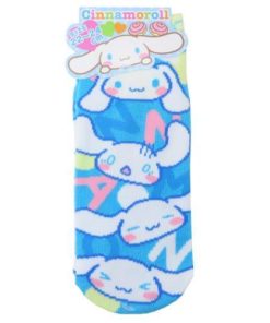 シナモロール ソックス レディース 女性用靴下 アルファベット サンリオ キャラクター