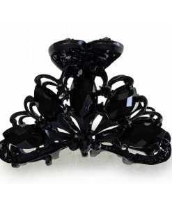 ヘアクリップ 髪の多い方にお勧め  スッキリ纏まる　スワロフスキー　109224