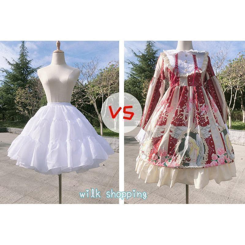 ! パニエ 定番 ふわふわ 可愛い アンダースカート インナー スカート ドレス ロリータ イベント パーティー 衣装 プリンセス - 画像 (3)