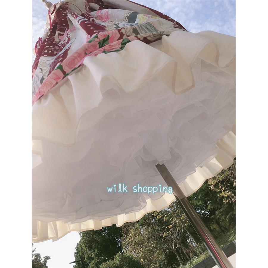 ! パニエ 定番 ふわふわ 可愛い アンダースカート インナー スカート ドレス ロリータ イベント パーティー 衣装 プリンセス - 画像 (6)