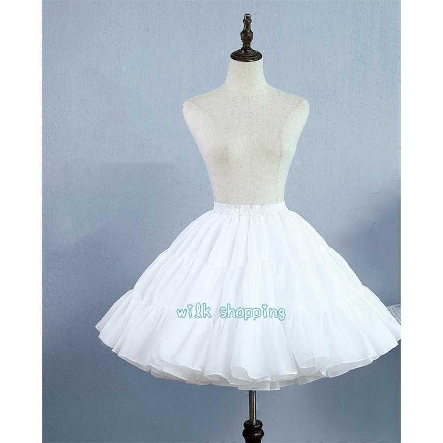 ! パニエ 定番 ふわふわ 可愛い アンダースカート インナー スカート ドレス ロリータ イベント パーティー 衣装 プリンセス - 画像 (8)