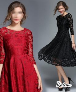 【特価】パーティードレス 結婚式 韓国 ワンピース お呼ばれ 二次会 披露宴 フォーマル 50代 40代20代 大きいサイズ レース同窓会 女子会