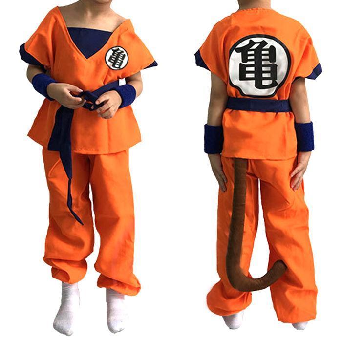 ハロウィン衣装 子供 ドラゴンボール風 孫悟空風 孫悟飯風 なりきり 子供用 衣装 ハロウィン グッズ コスプレ コスチューム 仮装 - 画像 (2)