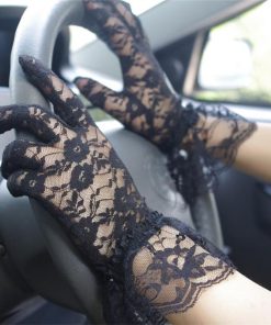 ウェディンググローブ レース手袋 グローブ レディース 女性 ブライダル用品 総レース 透け感 かわいい おしゃれ フォーマル 結婚式 ブライダル