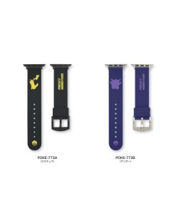 Pokemon ポケットモンスター ポケモン Apple Watch 41 40 38mm 対応 シリコン バンド 替えバンド アクセサリー ピカチュウ ゲンガー