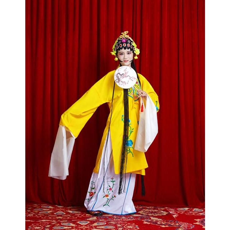 中華コスプレ衣裳 京劇 崑曲 黄梅戯 戯曲 舞台演劇 演出衣装 貴妃 花旦 水袖 振り袖 仮装 変装 全身コスチューム 大人 男女兼用 チャイナ衣裳 中華 華流 趣味 文 - 画像 (5)