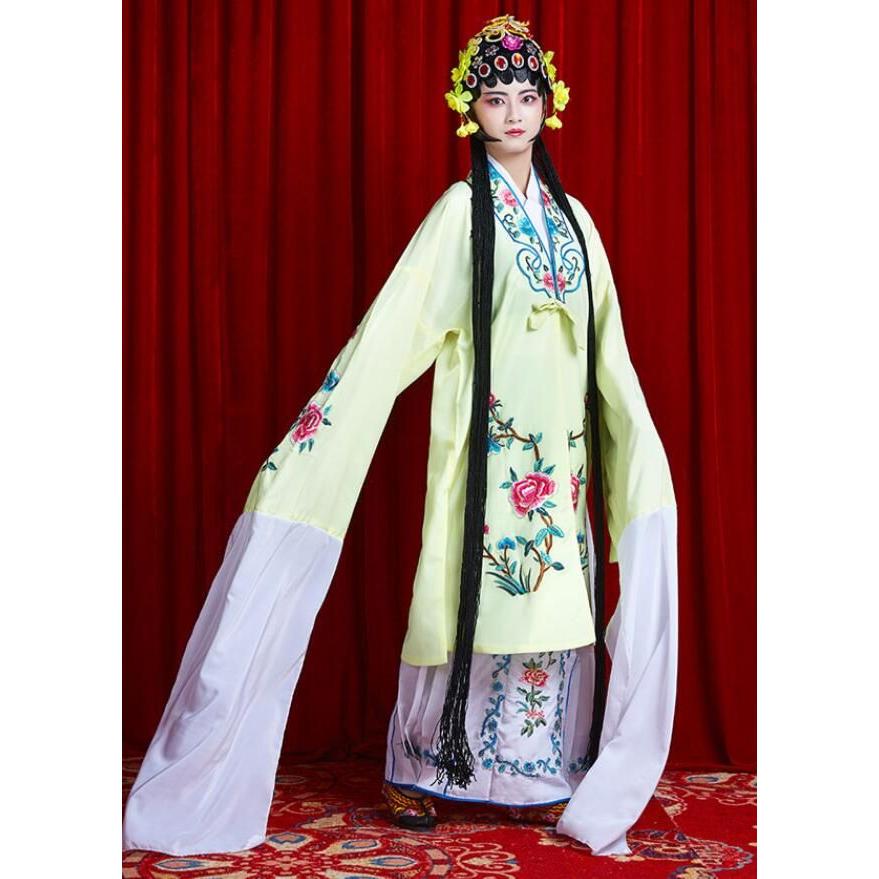 中華コスプレ衣裳 京劇 崑曲 黄梅戯 戯曲 舞台演劇 演出衣装 貴妃 花旦 水袖 振り袖 仮装 変装 全身コスチューム 大人 男女兼用 チャイナ衣裳 中華 華流 趣味 文 - 画像 (6)