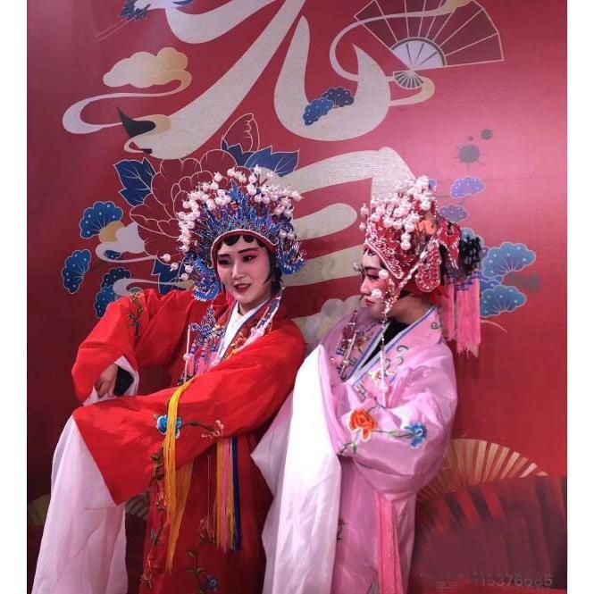 中華コスプレ衣裳 京劇 崑曲 黄梅戯 戯曲 舞台演劇 演出衣装 貴妃 花旦 水袖 振り袖 仮装 変装 全身コスチューム 大人 男女兼用 チャイナ衣裳 中華 華流 趣味 文 - 画像 (9)