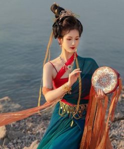 ベルト チェーン アラビアン ジャスミン風 ウエストチェーン ヒップベルト ヒップスカーフ 合金 フリンジ レディース コスチューム 敦煌