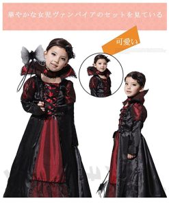 特典あり【】品質違う[小悪魔]　悪魔 小悪魔 魔女 魔法使い 悪魔 デビル ゾンビ コスプレ 魔女ハット ハロウインクロース 子供 女の子