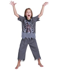 子供ハロウィン衣装子供 男の子 女の子 骨 ホラー 骸骨 ドクロ どくろ ゾンビ キッズ ハロウィン衣装 幼稚園ハロウィン衣装 最新ハロウィン衣装A