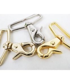 40mm 小レバースナップ ニッケル ホワイトゴールド ゴールド ２ヶセット  kume881