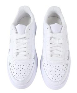 NIKE ナイキ(NIKE)(レディース)スニーカー コート ビジョン アルタ LTR ホワイト DM0113-100 厚底 普段履き 通勤 通学