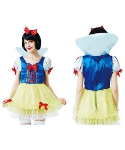 clearstone スノーホワイトガール｜白雪姫風コスチューム パニエ付きワンピース＆カチューシャ