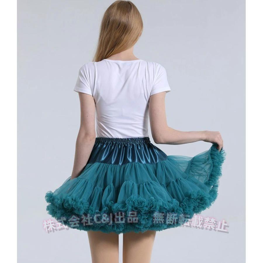 送料無料チュチュスカートtutuロリータバレエスカート24色カラーパニエチュールふんわり舞台衣装練習用(株)C&Jパニエダンススカートおしゃれかわいい社 - 画像 (3)