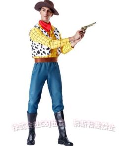 トイ・ストーリー 風 ウッディ コスプレ 衣装 ハロウィン 大人用 コスチューム C&J レディース メンズ 仮装