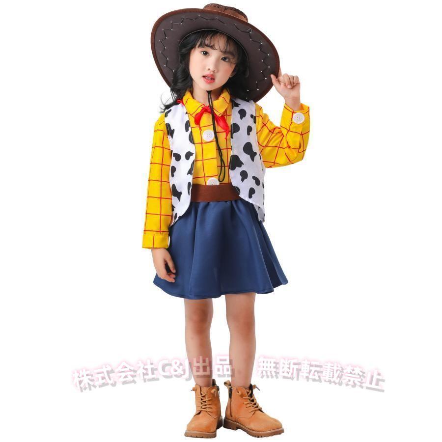 トイ・ストーリー 風 ウッディ コスプレ 衣装 ハロウィン 大人用 コスチューム C&J レディース メンズ 仮装 - 画像 (3)