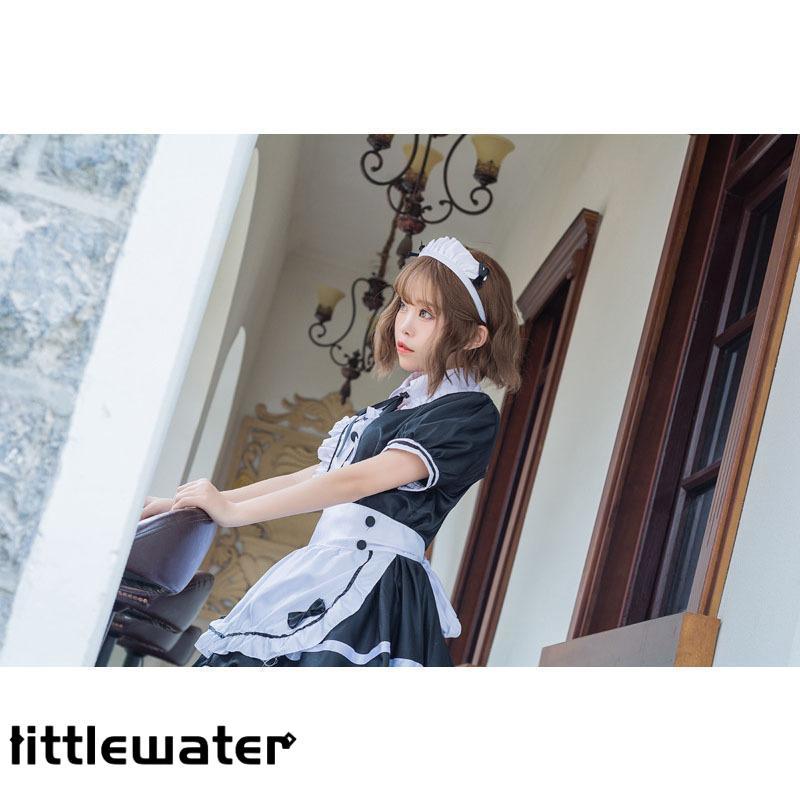 衣装メイド服 コスプレ 魔女 メイド コスプレコスチューム 女王 巫女仮装 ロングワンピース レディース ドレス レース 可愛い パーティー - 画像 (6)