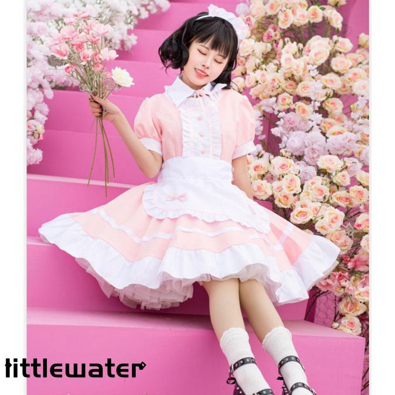 衣装メイド服 コスプレ 魔女 メイド コスプレコスチューム 女王 巫女仮装 ロングワンピース レディース ドレス レース 可愛い パーティー - 画像 (7)