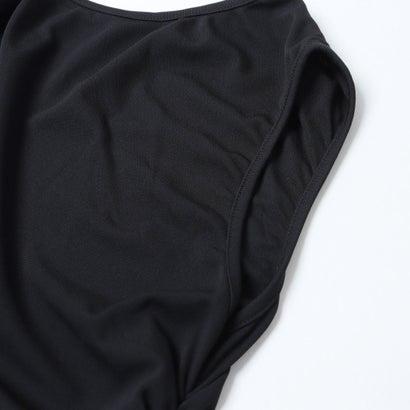 DENNY ROSE デニーローズ アシメショルダーストレッチジャージーロングドレス (BLACK) - 画像 (5)