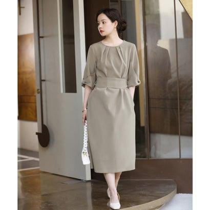 DRESS+ ドレスプラス コクーンワンピースドレス (モカ) - 画像 (6)