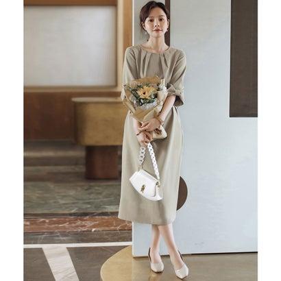 DRESS+ ドレスプラス コクーンワンピースドレス (モカ) - 画像 (8)