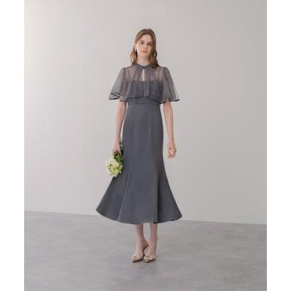 レジャ Leja パールパイピングボレロ付き2wayマーメイドフレアロングドレス美脚効果結婚式 パーティードレス 成人式 20代 30代 40代 (B - 画像 (5)