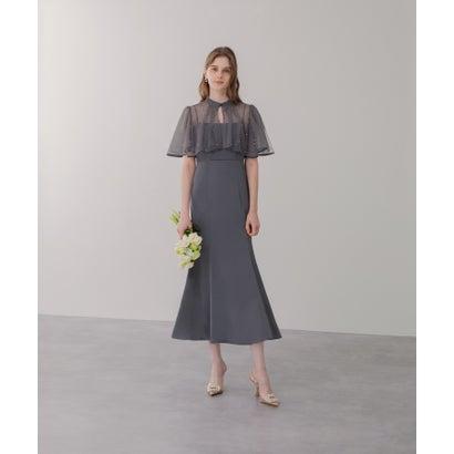 レジャ Leja パールパイピングボレロ付き2wayマーメイドフレアロングドレス美脚効果結婚式 パーティードレス 成人式 20代 30代 40代 (B - 画像 (7)