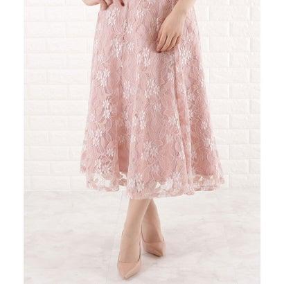 レースレディース Lace Ladies ドッキングレースワンピースドレス (ピンク) - 画像 (7)