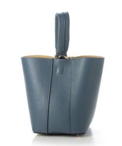 モードフルーレ MODE FOURRURE イタリアンカーフ2wayミニトート (ダークスカイ)