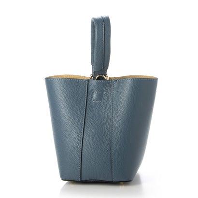 モードフルーレ MODE FOURRURE イタリアンカーフ2wayミニトート (ダークスカイ)