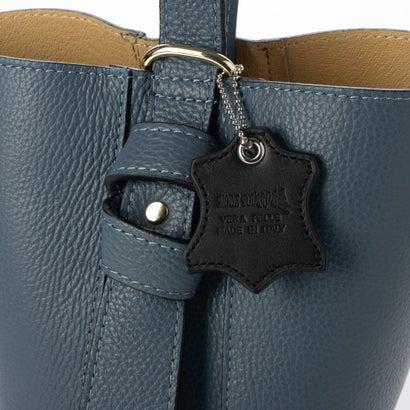 モードフルーレ MODE FOURRURE イタリアンカーフ2wayミニトート (ダークスカイ) - 画像 (4)