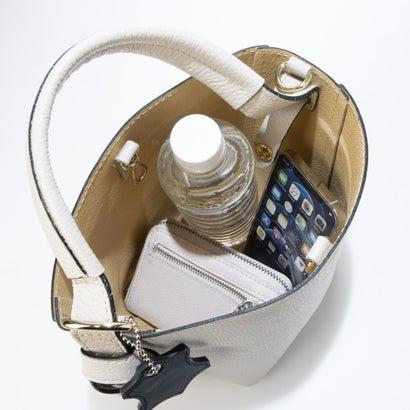 モードフルーレ MODE FOURRURE イタリアンカーフ2wayミニトート (ダークスカイ) - 画像 (8)