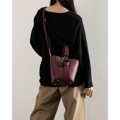 モードフルーレ MODE FOURRURE イタリアンカーフ2wayミニトート (ダークスカイ) - 画像 (9)