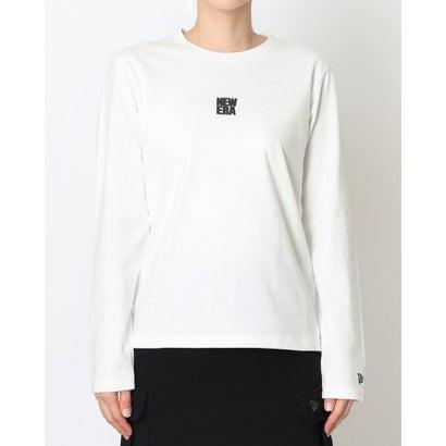 NEW ERA ニューエラ レディース 長袖Tシャツ WS LS COTTON BASIC TEE WHI 14674703 (ホワイト)