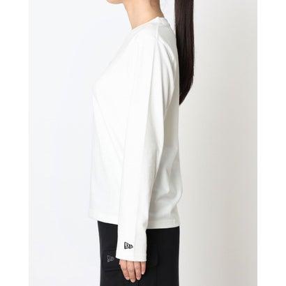 NEW ERA ニューエラ レディース 長袖Tシャツ WS LS COTTON BASIC TEE WHI 14674703 (ホワイト) - 画像 (2)