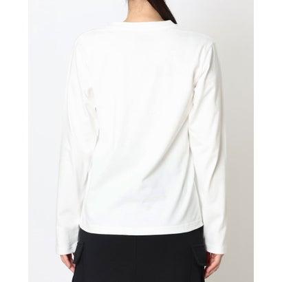 NEW ERA ニューエラ レディース 長袖Tシャツ WS LS COTTON BASIC TEE WHI 14674703 (ホワイト) - 画像 (3)