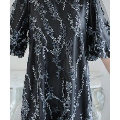 PourVous プールヴー テントラインパーティードレスお呼ばれ七分袖&ロング同窓会フォーマルオケージョンドレス結婚式 フォーマル ワンピース パー - 画像 (7)