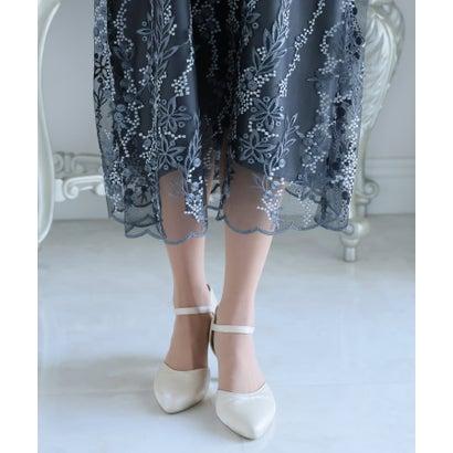 PourVous プールヴー テントラインパーティードレスお呼ばれ七分袖&ロング同窓会フォーマルオケージョンドレス結婚式 フォーマル ワンピース パー - 画像 (9)