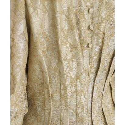 PourVous プールヴー ミモレ丈&七分袖フォーマルハイネックお呼ばれ結婚式パーティードレス ワンピース 20代 30代 40代 (グレー) - 画像 (9)